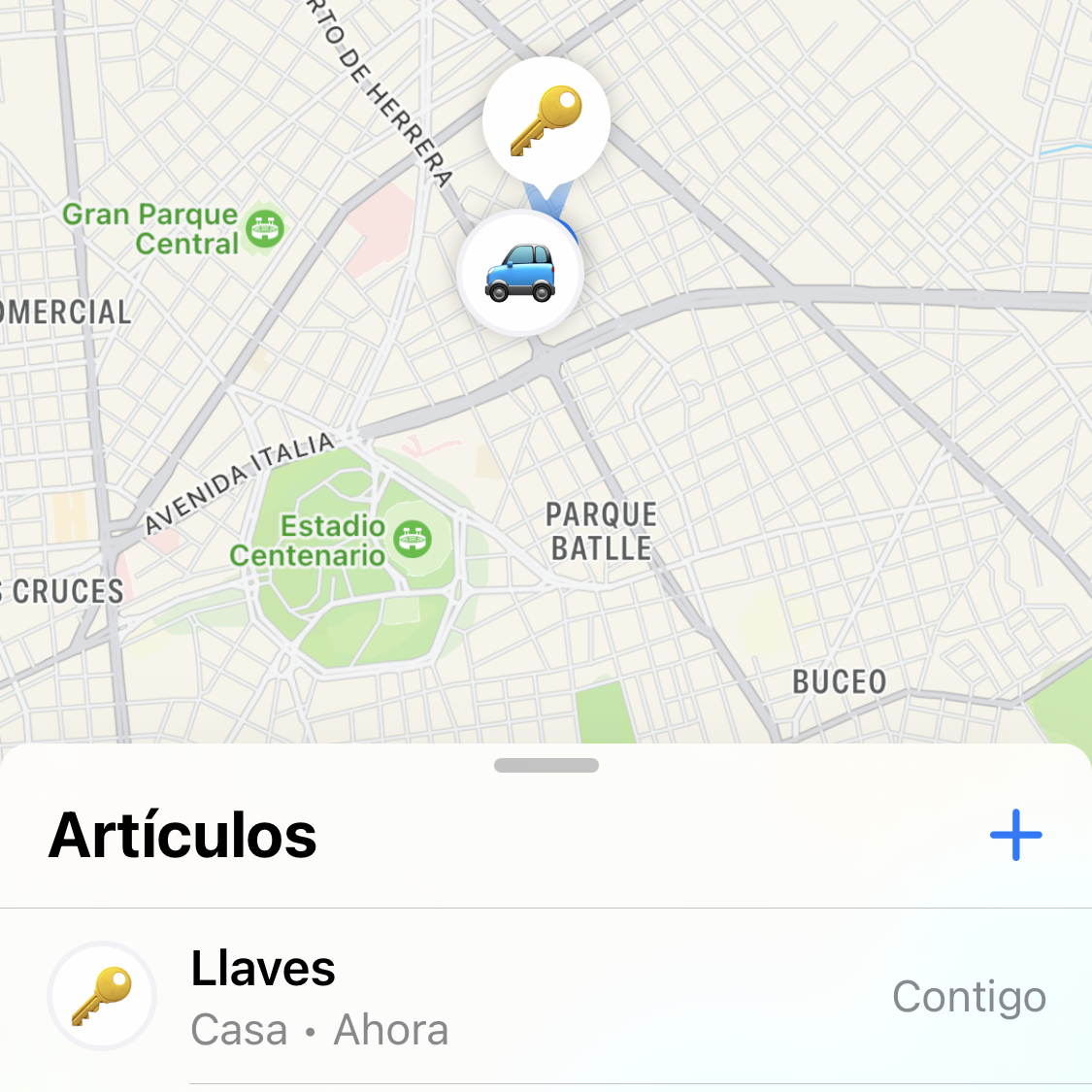 SmartTag en uso